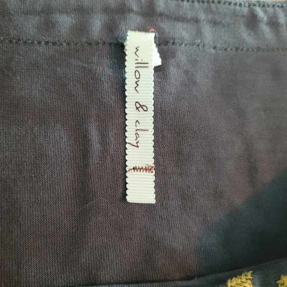 Willow & Clay Womens Size Medium Colorful Aztec Embroidered Pull On Pencil Skirt - Picture 3 of 8